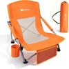 Low Back Orange 1 Pcs